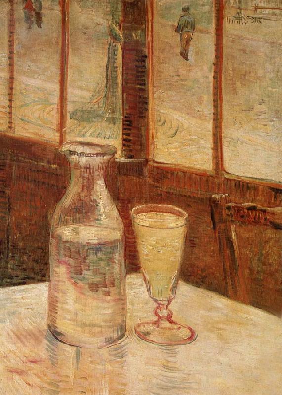 Vincent Van Gogh An absinthe glass and water decanter china oil painting image